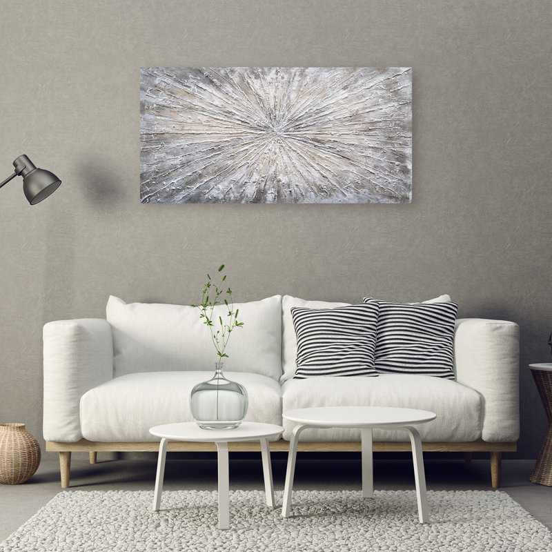 Abstrait - peinture sur toile tendue