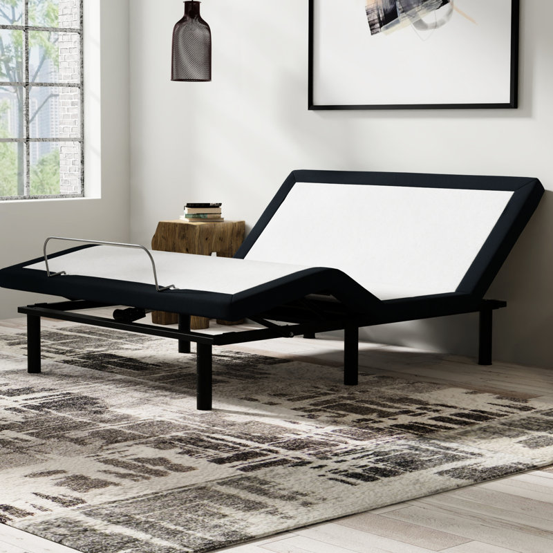 Zero King Base: Dual Massage, Led , 128lb Base Size Adjustable Bed With Night &