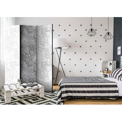 135cm W x 172cm H 3 - Panel One Sided Room Divider Folding Room Divider