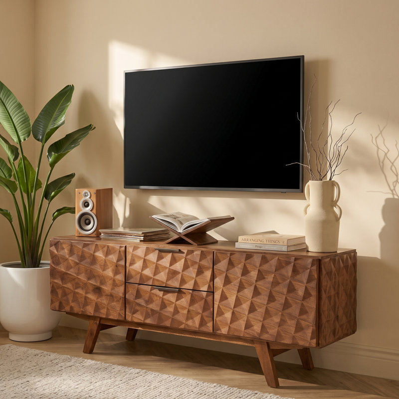  Meuble télé 53 po Sapa, Dark Walnut