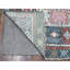 Tapis décoratif en laine noir/rose noué à la main en laine de conception unique 6 pi 1 po x 9 pi 2 po Chailynn