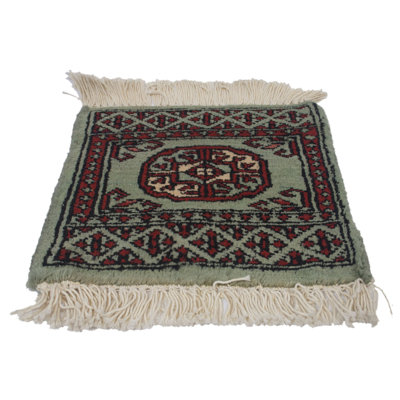 Square Aubriauna Oriental Hand Knotted 30cm X 30cm Area Rug