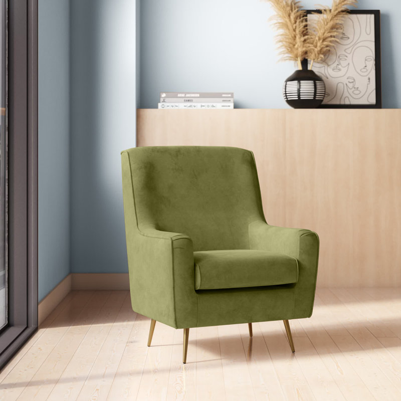Fauteuil Addi, Vert avocat Chantel