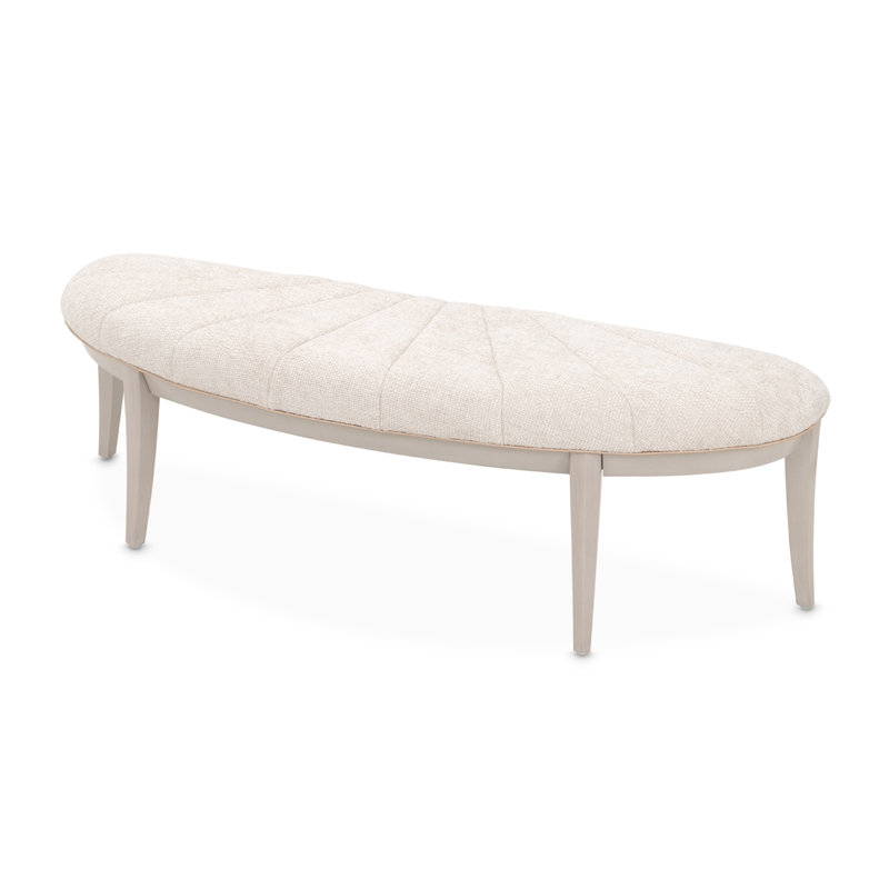 Fantosini Bed Bench - Silver Mist