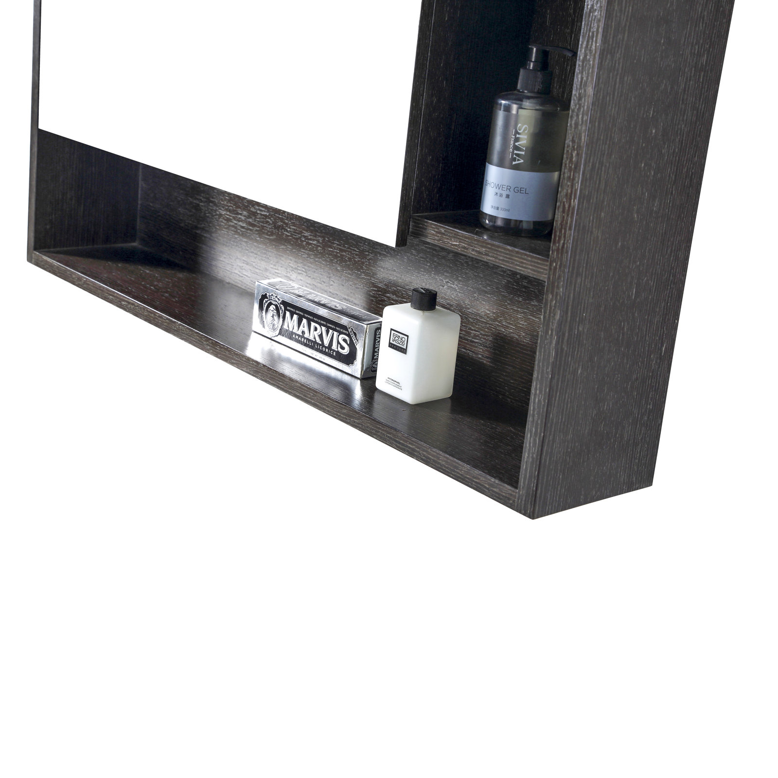 Jensen Surface Medicine Cabinet, Black, Left
