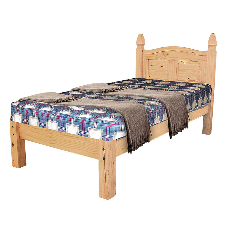 Dean Solid Wood Bed, Double (4'6)
