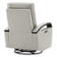 Britnee Genuine Leather Swivel Power Recliner-156845056