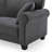Linen Blend Upholstered Standard Sofa with Toss Pillows -1106243806