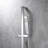 Rift Collection 27" Slide Bar Handheld Shower Head Set with 60" Flexible Hose - Chrome Polished-92461214