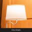 Lampe de chevet DEL moderne 56 po avec abat-jour tambour en tissu et port USB intégré Madison