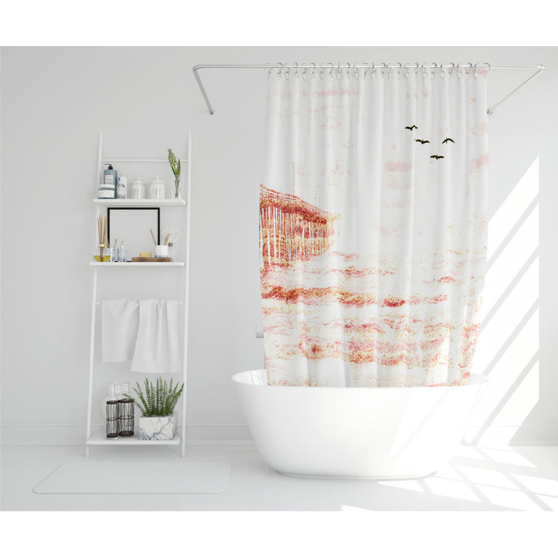 Dimesha Polyester Shower Curtain Set