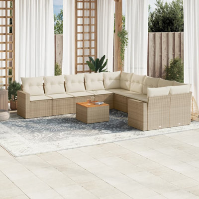 Ensemble de canapé de jardin Vidaxl