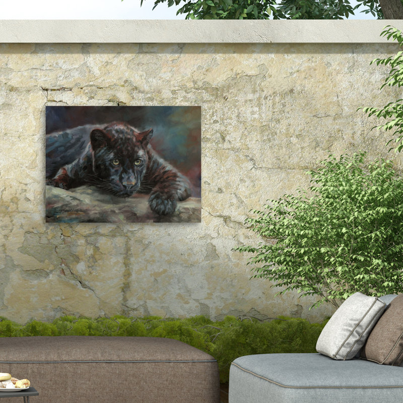 Toile d'extérieur David Stribble Black Panther 4, H 24 po x l 32 po