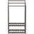 Rustic Wood Bathroom Quilt Blanket Rack
