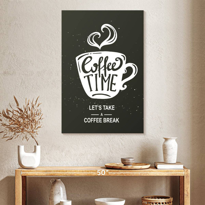 Tergel Let's Take A Coffee Break, 39" H x 26" W