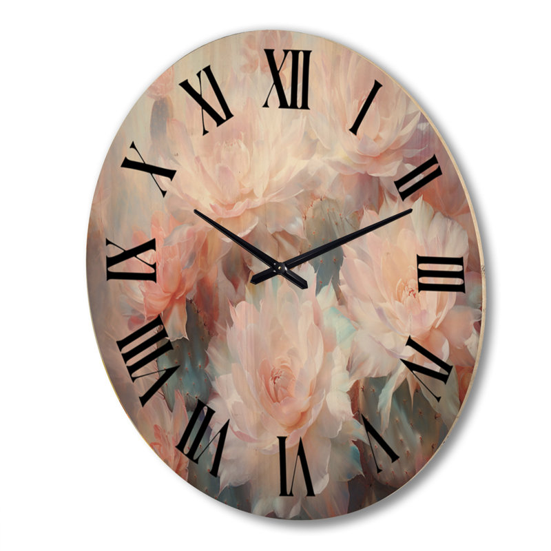 Horloge murale en bois massif Vasudha, Très grand