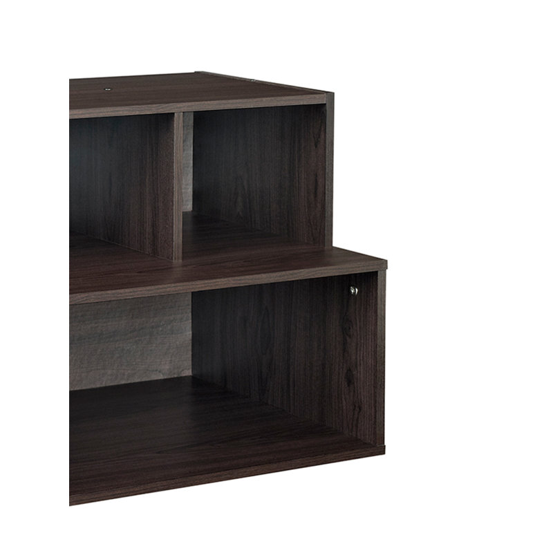 10 Pair Stackable Shoe Rack, Espresso