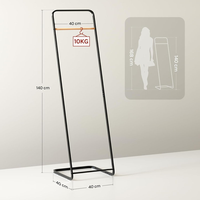 40cm Clothing Rack, Black