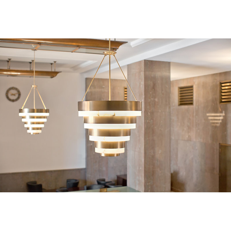 Echelon 4 - Light Unique / Statement Tiered Chandelier