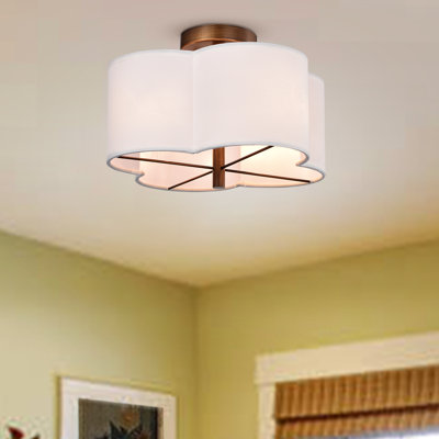 Plafonnier semi-encastré 4 lumières Joel