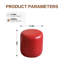 30cm Small Round Faux Leather Upholstered Ottoman-1061551660