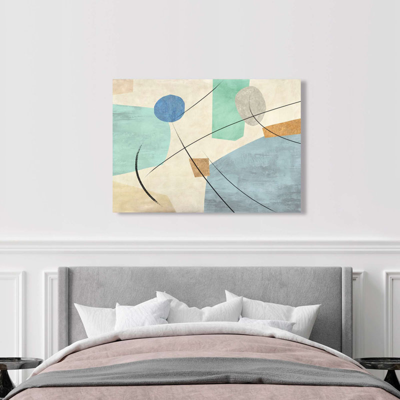 Abstract Friendship by Sven Dorn - Wrapped Canvas Print, 70cm H x 100cm W x 4cm D