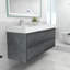 Base de meuble-lavabo mural 60 po avec dessus en acrylique renforcé Noble Moreno-1735985171