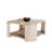 1Pc Coffee Table With Open Storage
