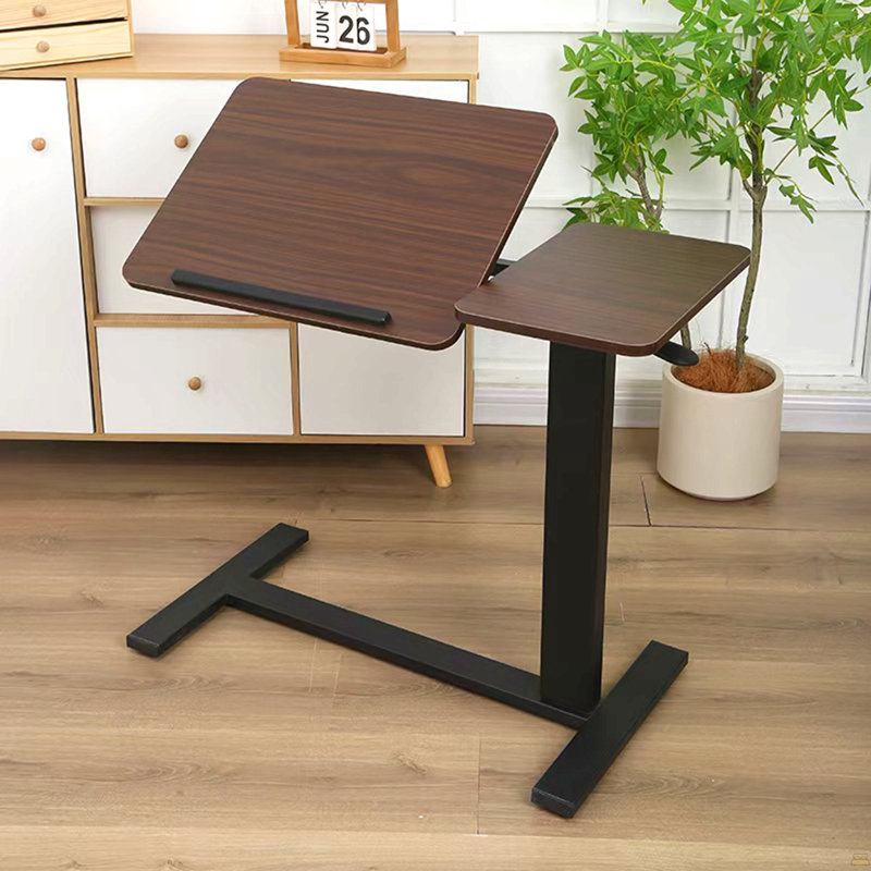 Table de chevet pliante, Noyer / noir