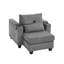 Méridienne convertible 37,4 po Canapé-lit Canapé-lit en velours côtelé avec ports USB, deux porte-gobelets, un porte-téléphone et un grand espace de rangement pour le salon et la chambre à coucher -148462682
