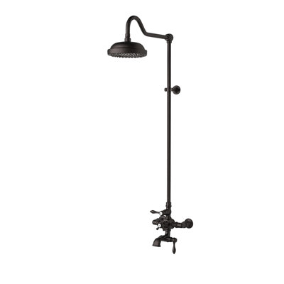 Système de douche thermostatique avec bec de baignoire par Strom Living P0903Z