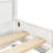 Mid-Century Modern Solid Wood Platform Bed with Cross-patterned Headboard-612561340-612561341