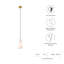 Luminaire suspendu 1 lumière Beacon par Modway-320383073