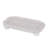 Ilwaad Modern Marble Tray with Elevated Base and Rounded Feet, White Finish, Decorative Plate for Home, Office, Bedroom, or Living Room Display and Organization - 2" White