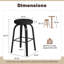Swivel Upholstered Counter Stool-641115475-641115485