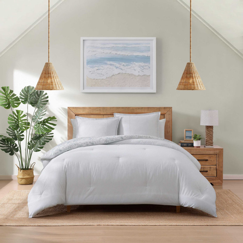 Ensemble d'édredon Tommy Bahama Orchid Bay, Édredon pour grand lit + 2 taies décoratives