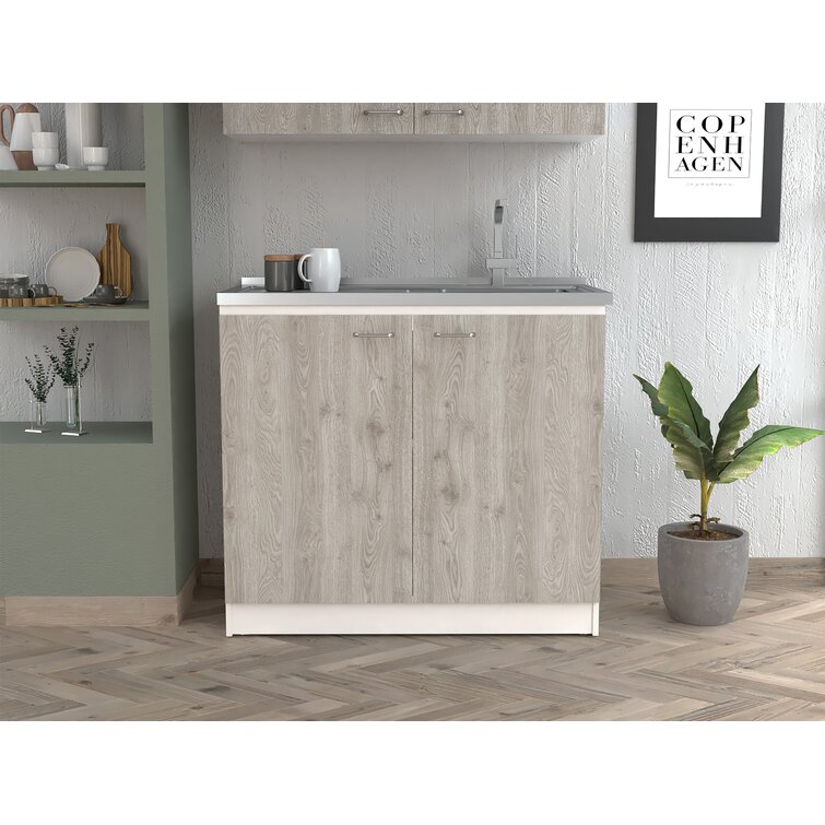 UBesGoo Under Sink Storage Bathroom Vanity with 2 Doors