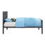 Lit plateforme Gunmetal