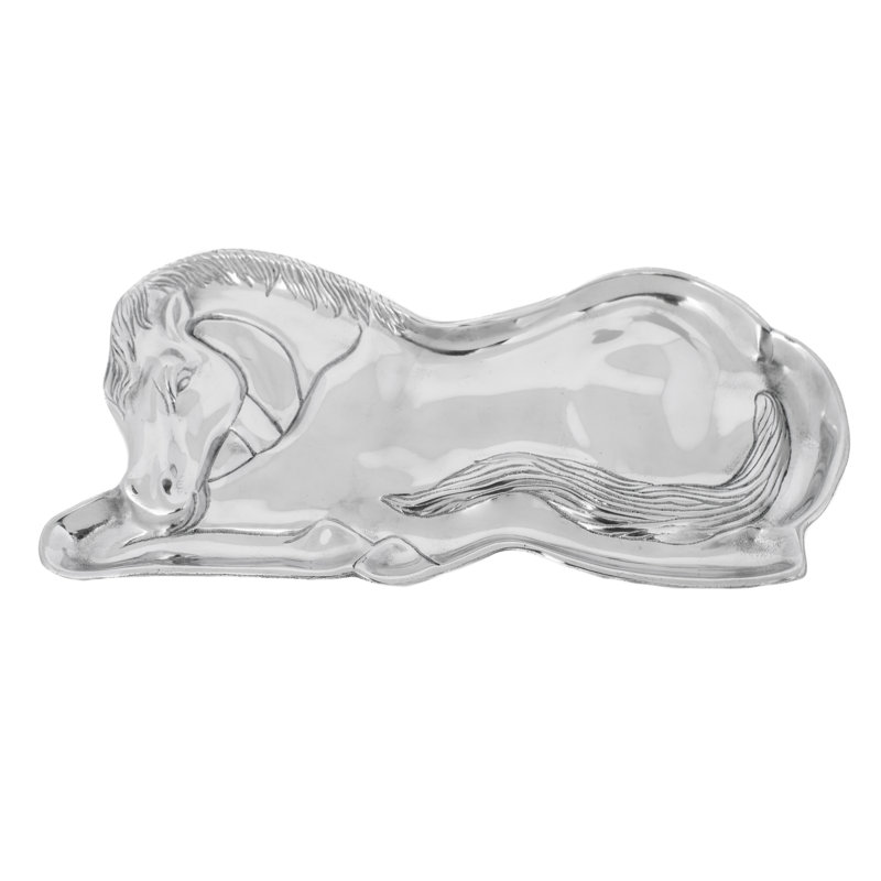 Horse Metal Decorative Tray