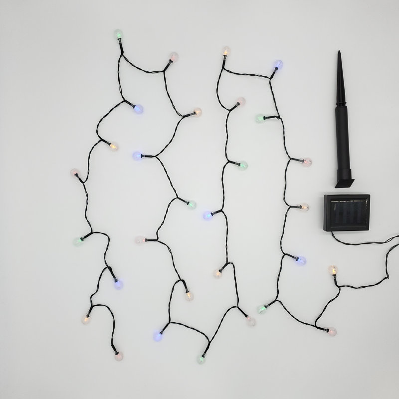 Pineiro Outdoor 30 - Bulb 195'' Solar Powered LED String Light