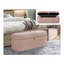 Banc de rangement en tweed mauve Philipa-58285621