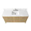 Ensemble de meuble-lavabo autoportant avec lavabo en marbre 60 po Lavallon-105275186-105275187