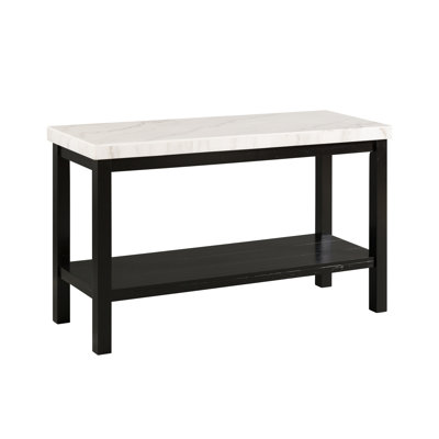 Benniton 48'' Marble Top Console Table