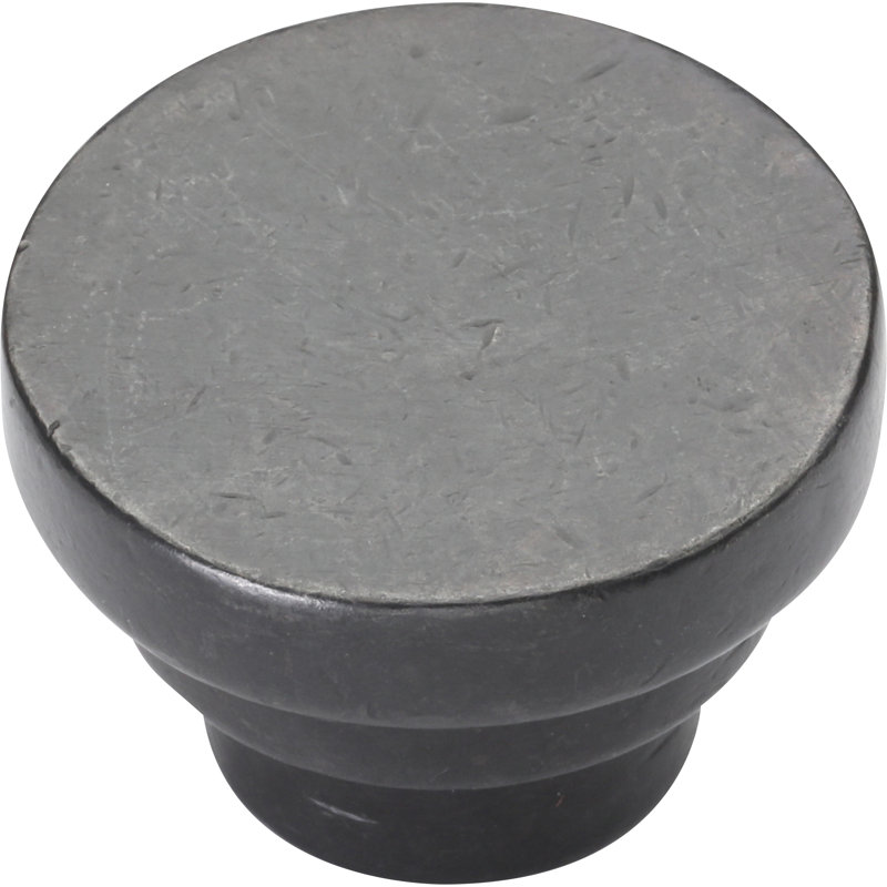 Bouton d'armoire rond, Bronze foncé, 1.5