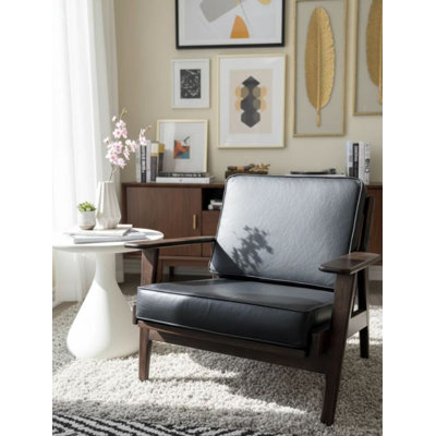 Hummer Faux Leather Lounge Chair
