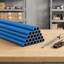 Trousse de tuyauterie pour compresseur d'air, 90 pi x 0,68 po au total, système de tuyauterie en aluminium pour air comprimé, résistant à la haute pression, étanche et facile à installer pour les garages et les ateliers.