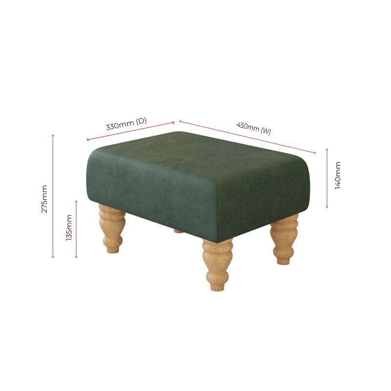 Manufactured Wood Accent Stool, Nut Brown Brown, Natural, Style Leather