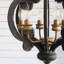 Lustre géométrique à six lumières de type bougie Cheree-677813143