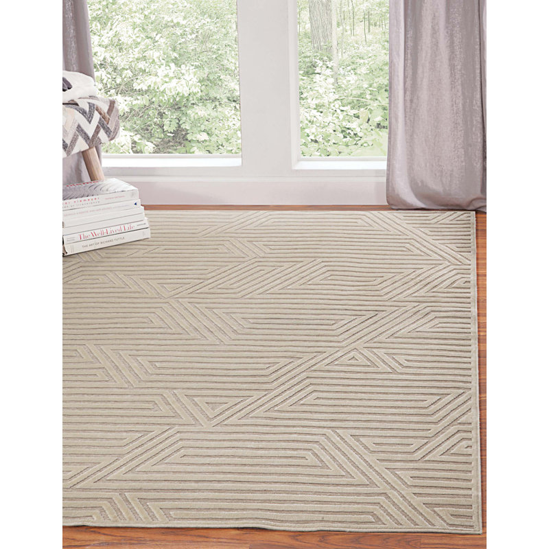 Keywana Chenille Geometric Rug