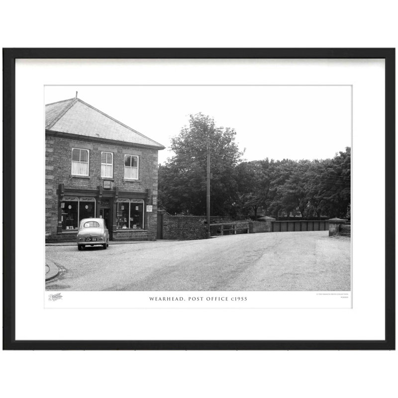 Wearhead, Post Office C1955 by Francis Frith - Single Picture Frame Print, 45cm H x 60cm W x 2.3cm D